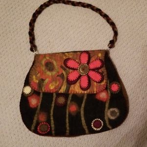Rising Tide Felted Handbag